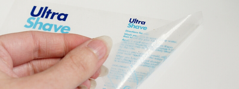 Ultra Şeffaf Etiket